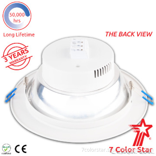 Downlight 6 inch, 10W 3000K Warm White